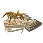 - Triceratops Fossil Digging Kit For Kids - Excavate And Assemble 10 Dinosaur Fossiles, Dinosaur Toys For Boys And Girls Age 6+, Dino Games, Dinosaur Gifts For 6+ Year Old Boys And Girls
