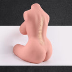Sex Doll Male Masturbator, Lifelike Female Sex Doll, 24LB Life Size Sex Dolls, 3in1 Realistic Torso Male Sex Toys for Men, Men Sex Toys with Unique Tattoo Design & Built-in Adjustable Skeleton