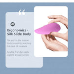 Mini Vibrator Clitoris Stimulator G Spot Vibrator Masturbating Egg Jump Liquid Silicone Sex Toy