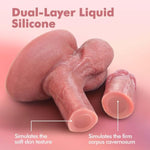 Realistic Dildo Adult Sex Toys - 7.1 Inch Silicone Penis For Men Women Female Beginners Body Safe Material Dildos With Strong Suction Cup For Vaginal G-Spot And Anal Play