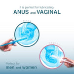 Lube Injector Syringe Reusable Long Is Soft And Slim. Lube Launcher Includes Bag. Anal Lube Applicator Is Thin And Light. Lube Shooter For Anal Numb