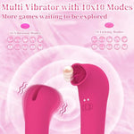 Sex Toys For Women, Dildo Vibrator Adult Toys, Sexual Pleasure Tools For Women Female Tongue Vibrator, Women'S Sextoy Triple Action Woman Nipple Clitoris Stimulator With 10 Licking & Vibrating Modes