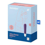 Ultra Power Bullet 2 Vibrator Sex Toy | Adult Toys For Women | Mini Clitoral Vibrator | Vibrating Sexual Pleasure Device | Stimulation Vibrators | Woman Sextoy (Violet)