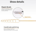 Men'S Metal Workout Horse Eye Bars -Three Sizes-Round Beads Easy Access-N9 (M)