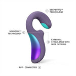 Enigma Double Sonic - Triple Stim, G-Spot & Clit Toy, Cyber Purple