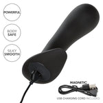 Rock Bottom Curved Probe, 10 Functions Waterproof Silicone Prostate Massager Vibrating Butt Plug - Se-0835-10-3