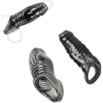 2Pcs Silicone Cock Sleeve Penis Enlargement Sleeves Erection Enhancing Men Adult Sex Toys For Couples