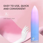 Mini Bullet Vibrator Sex Toys For Women Small Vibrator Soft Silicone Usb Rechargeable Personal Massager With 10 Vibration Modes Nipple Clitoris Massager Couple Sex Toy
