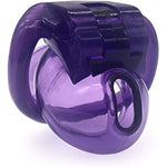 Ht-V3 Chastity Cage | Lightweight Cock Cage | Resin Chastity Devices | Male Chastity Cage | Adult Sex Toy For Men | Magiclockers | 4 Sizes Rings Included (Purple,Nub)