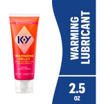 Warming Jelly Glycerin Based Formula 2.5 Fl Oz. Sensorial Personal Lubricant For Men, Women And Couples & Safe To Use With Latex Condoms (2 Pack)
