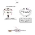Male Flat Cage Super Short Chastity Device Stealth Lock Chastity Belt For Men Sm Penis Exercise Sex Toys T1545 45Mm