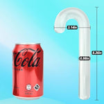 Glass Anal Hook Butt Plug Crystal G-Spot Dildo Realistic Candy Cane Pleasure Wand Vaginal Stimulation Prostate Massager Anus Stretcher For Women Men Transparent