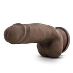 Blush Dr. Skin Mr. Smith 7" Realistic Dildo W/Balls, 2" Wide 5" Insertable Petite Real-Skin Cock, Pvc Suction Cup, O-Ring Compatible, Lifelike Texture Adult Sex Toy For Men, Women & Couples - (Brown)