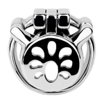 Patterned Chastity Cage Male Sex Toys With Anti-Slip Leather Belt Invisible Cylinder Design Cock Cage Breathable Devices For Men Bdsm Bondage (55Mm)