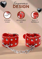 Fuzzy Handcuffs for Grownups Bedroom, Sex Spanking Whip for Play, Breathable Mouth Gag Gagger Ball, Adult Tickler and Sex Blindfold - 5pcs BDSM SM Starter Kit Restraints Set
