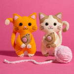 Bucilla Felties Perfect Pairs Felt Embroidery Craft Kit for DIY Arts and Crafts Projects Set of 2