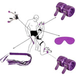 Adult Restraint Bed Restraints Sex Adults Bondaged Queen Sexy Straps With Handcuffs Bondage Restraints For Women Kit Neck To Wrist Adult Toy Kinky Play Set Yoga Sweater 14Pack