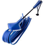 Leather Bdsm Paddle With Tassel 23.4Inch Blue Star Flogger Spanking Adult Bondage Sex Toys For Role Play Game