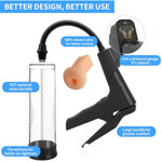 Penis Pump, Manual Vacuum Penispumps For Men Enlargement Pump, Penis Extender Enlarger With Pressure Gauge And Pocket Pussy, Cock Pump Dick Pump For Male, Adult Sex Toys For Men