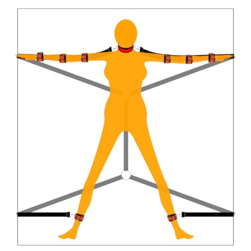 Bed Restraints Sex Bed Restraints Bondage Set Under Mattress Bed Sex Bondage Kit Bed Restraints Sex Toys With Collar Handcuffs Ankle Cuffs Sex Bed Restraints Bed Set Restraints Sex Toys