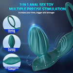Anal Plug Adult Sex Toys Rotating Penis Ring Vibrating Butt Plug With App Control 9 Vibrating Rotations, Male Sex Toys For Prostate Massage, Penis Vibrator For Men And Women