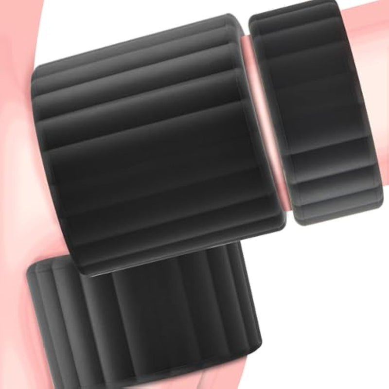 Penis Ring For Men - Ball Stretcher Glans Ring Black Silicone Stretchy Cock Ring For Harder Longer Stronger Erections - Erection Enhancing Sex Toy - 3 Lengths