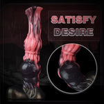 Realistic Horse Dildo Silicone Huge Monster Fantasy Animal Knotted Dildos Lifelike Texture With Thick Knot Dildo Giant Long Sex Toys 10 In Suitable For Adult Female Male Couples Anal Pulg G Spot