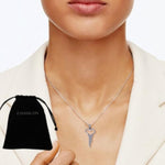 Chastity Cage Heart Shaped Key Women Necklace Chastity Device New