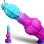 8.8“ Monster Knot Dildo, Fantasy Dragon Dildo With Big Knot For G-Spot, Huge Animal Anal Dildos With Strong Suction Cup, Silicone Alien Curved Dildos For Adult, Sex Toys For Women Men Couple