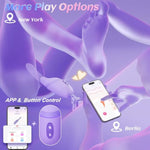 Thrusting Vibrator Women Sex Toys - 5In1 Adult Sex Machine With Heating & 10 Thrusting Vibrating Modes, App Control & Detachable Suction Base, Hands-Free G Spot Anal Dildo For Couples Games