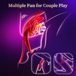 Rose Sex Toy Vibrating Cock Ring - App Control Silicone Penis Ring With Rose Clitoral Stimulator Adult Male Sex Toy Vibrator, Multiple Vibrations Couples Sex Toys Vibrators For Men Couple