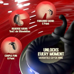 Remote Control Vibrating Rooster Ring, 10 Vibration Modes With Buckle Men'S Penis Ring Vibrator Adult Toy, Couple Vibrator With C-Point Clitoral Vibrator, Couple Sex Toy (Manual Button)