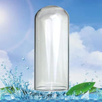 Large Glass Dildo Crystal Penis,Anal Butt Plug Anal Trainer Glass Butt Plug Big Crystal Anal Plug Anal Masturbation Butt Expander Anal Trainer Toy Clear Hollow Anal Plug For Women Men(6Cm)