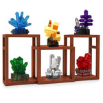 Mineral Building Set For Adults, 564Pcs Geology Crystal Collection Kit With 6 Gems Models – Home And Office Decor For Adult, Elegant Desk Décor & Idea Gift For Men & Women