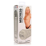 Mistress Courtney Diamond Deluxe Mouth Stroker Toy For Men, Women, And Couples, Adult Sex Pleasure Toys, Male Masturbators Realistic Textured Pocket Mouth - Clear Stroker