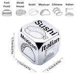 Stocking Stuffers For Men Women Adults Teens Him Her, Fun Girlfriend Boyfriend Wife Husband Coworker Christmas White Elephant Gifts, Couple Anniversary Date Night - Role Playing Dice - Silver