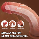 Realistic Huge Dildo Sex Toys For Women Pleasure, 9.5 Inch Silicone Big Dildo With Suction Cup For G Spot Anal Stimulation, Ultra Soft Lifelike Dildos Adult Sex Toy For Men Couples