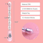 Vibrating Anal Beads Butt Plug Vibrator With 12 Vibration Modes, Flexible Prostate Massager Waterproof Bendable Anus Vagina Stimulator Anal Sex Toy (Battery Powered)
