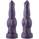 8.5" Silicone Dog Dildo, 7.5" Insertable Realistic Penis With Kliclok System, Hands-Free Play Soft Sex Toy - Ordinary Series