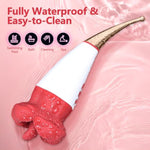 Tongue Toy For Women Sex Toys, 2-In-1 Sexual Pleasure Tools For Women 10 Licking Modes + 10 Vibrating Modes Thrusting Vibrator, Clitoral Licking Adult Sex Toys & Games, Rose Adult Toys For Couples