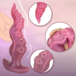 Anal Dildo Liquid Silicone Tentacle Dildo For G-Spot Stimulation Prostate Massage Adult Sex Toys For Men Women Couples (7.87'')