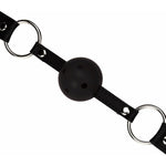 Breathable Ball Gag, Bondage Mouth Gag, Leather Adjustable Strap, (Bdsm Kit, Sex Toys, Bondage, Dominatrix Toys, Mouth Gag, Ballgags, Restraint, Gags, Bondage Gear, Ball Gags)