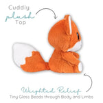 Friendly Fox - Microwavable & Weighted Plush Stuffed Animal - Heated Plushie For Warmth - Cute, Soft, Cozy Toy For Adults & Children (Boys, Girls, & Toddlers) By Warm Pals