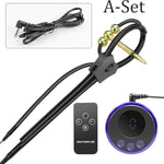 Electro Shock Urethral Sounds Urethral Dilators Metal Penis Plug Set, Stainless Steel Urethral Masturbator Mit Adjustable Silicone Glans Ring, Male Extreme Electronic Stimulation Sex Toys (A-Set)