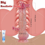 Sex Toys 11.3’’ Huge Thick Dildo - Adult Toys Silicone Realistic Dildos Big Giant Dildo With Strong Suction Cup, Women Sex Toys Anal Dildo For Sexual Pleasure, Long Large Dildo For G Spot Anal Play