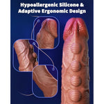 Penis Sleeve Vibrator, Ultra-Realistic Sex Toys For Men With 10 Vibration Modes, Medical-Grade Silicone Cock Sleeve Penis Extender, Male Sex Toy With Silent Design, Versatile Adult Toys For Couples