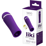 Liki Rechargeable Flicker Clitoral Vibrator Sex Toy For Women (Deep Purple)