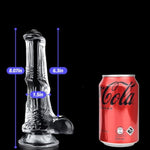 Realistic Dildo G-Spot Massage Animal Horse Penis Butt Plug Anal Sex Toys Prostate Stimulation Adult Sex Toys For Men Women Couple Gay (M)