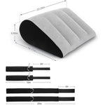 Sex Bondage Pillow Handcuffs Restraints Set - Bdsm Thigh Wrist Cuffs Inflatable Sex Position Pillow Sex Furniture Couples Toy Bdsm Bondage Restraint Kit Adult Sex Toys For Women And Couples(Gray)