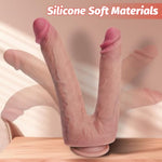 Huge Double Dildo Sex Toys, Realistic Double Sided Dildos For G-Spot Anus Dual Pleasure, Silicone Anal Dildos With Suction Cup, Big Thick Dildo Flexible Adult Toys For Women Men Lesbian, 10.8”